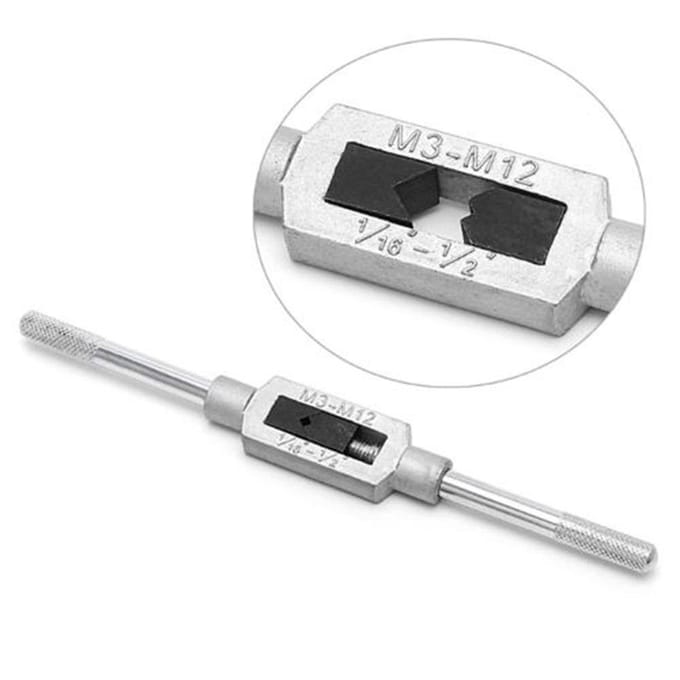 8 stuks draad metrische machine handschroefdraad plug taps set M3 M4 M5 M6 M8 M10 M12 met 1 stuks gray