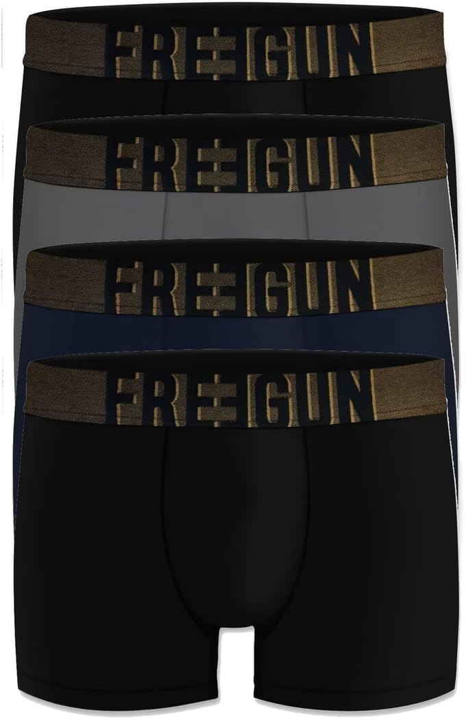 Freegun 4-pack heren boxershort microfiber - Sport - Combi / XL