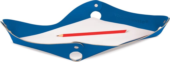 Vacavaliente - Studio Bureau Organiser - Gerecycled Leer - Blauw