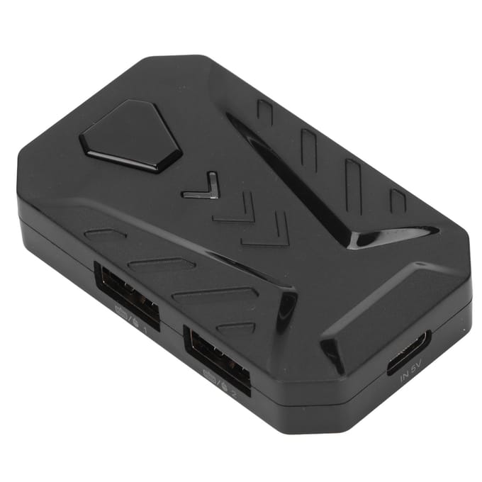 Keyboard Muis Adapter Plug and Play USB Gaming Muis Toetsenbord Converter voor AndroidF Of Mix Lite gray