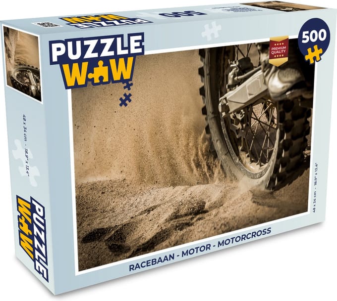 Puzzel Racebaan - Motor - Motorcross - Legpuzzel - Puzzel 500 stukjes