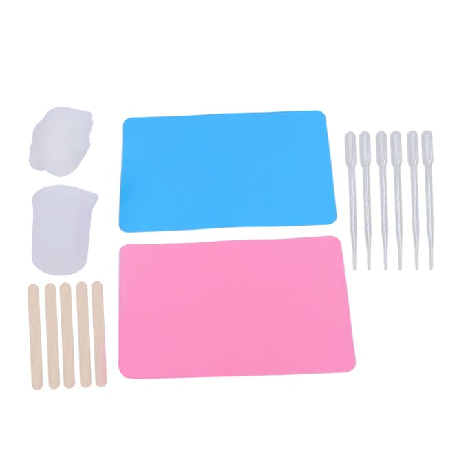 Siliconen Maatbekers Kit Compact Lichtgewicht Siliconen Hars Meng Maatbekers Set voor pink