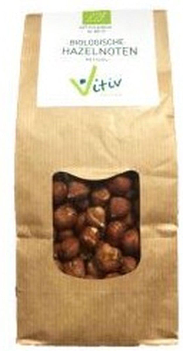 Vitiv Hazelnoten met vlies bio 500 Gram