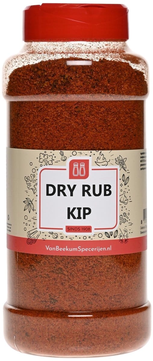 Van Beekum Specerijen - Dry Rub Kip - Strooibus 750 Gram