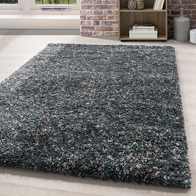Flycarpets Lorium Vloerkleed - Blauw / Grijs / Crème - Hoogpolig - 280x380 cm
