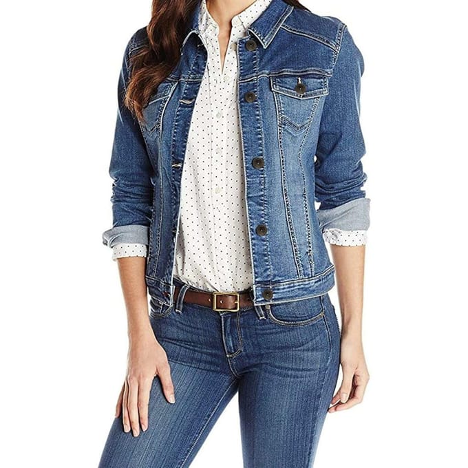 Dames stretch denim jassen| Enzo Designer Womenswear