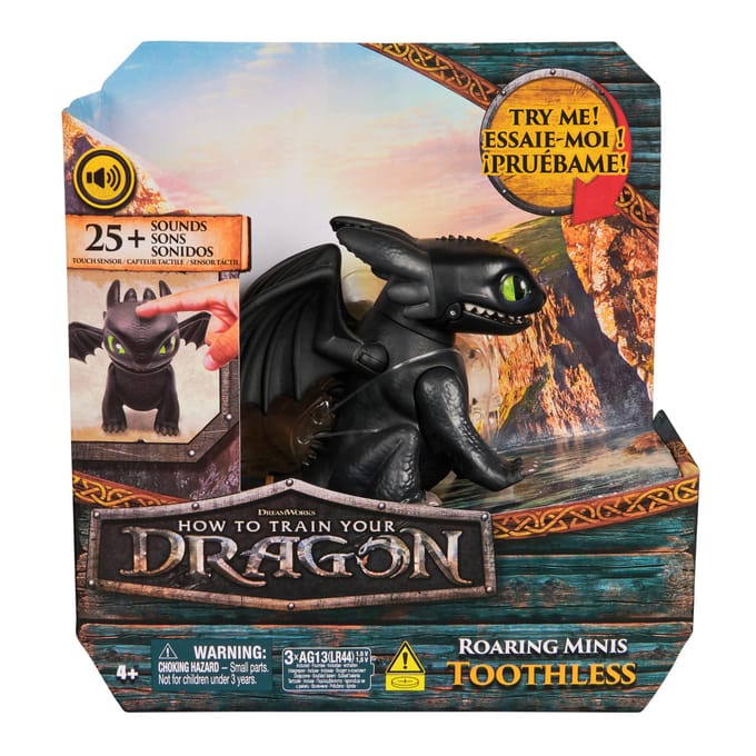 How To Train Your Dragon - Mini Interactieve Dragon - Speelgoedfiguur met geluidseffecten