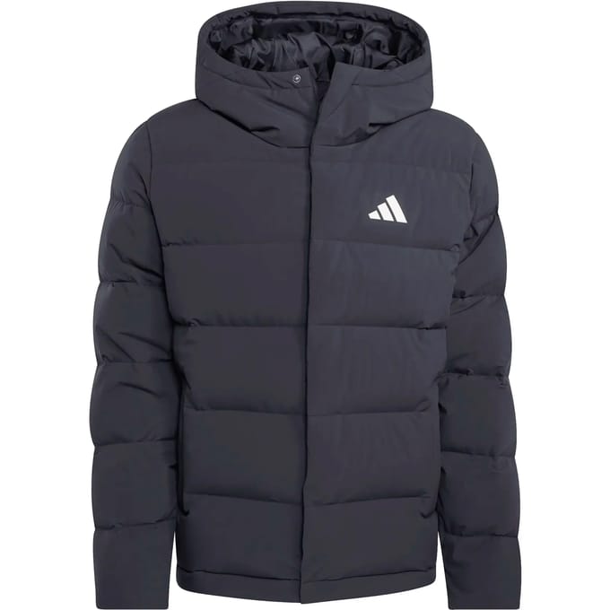 adidas Sportswear Helionic CLIMAWARM Donsjack met Capuchon - Heren - Zwart