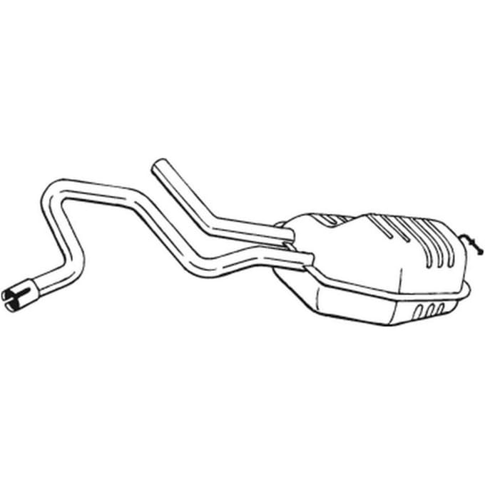 Geluiddemper achter BOSAL 278-965
