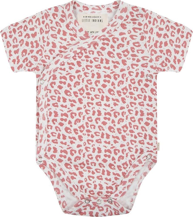 Little Indians Romper Baby korte mouwen | Leopard Rose
