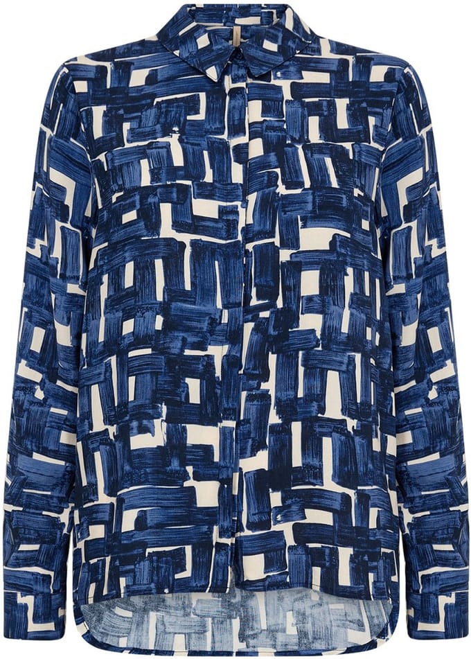 Soyaconcept - Blouse - Blauw - M (38)