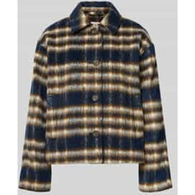 Regular fit jack met wol