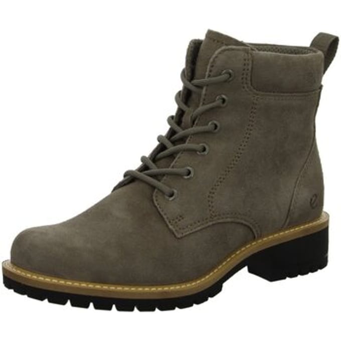 Ecco Elaina dames veterboot - Taupe - Maat 36