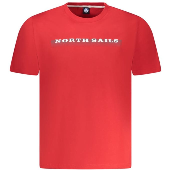 North Sails Rosso Katoenen Heren T-Shirt