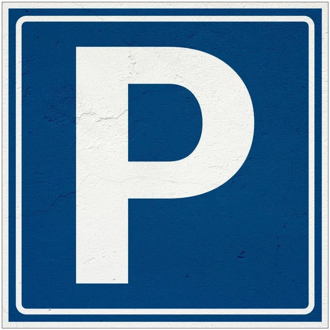 Parkeerbord - E4 | Sign Again materiaal | 40 x 40 cm