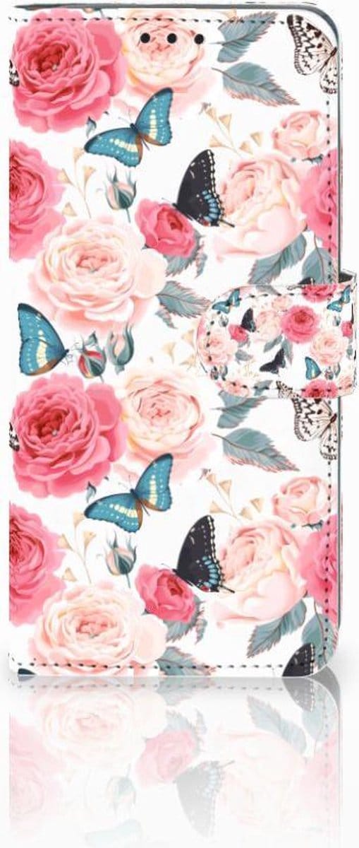 Huawei P30 Pro Hoesje Butterfly Roses
