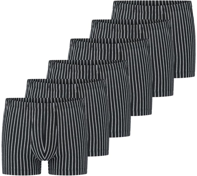 Schiesser Heren retro short / pant 6 pack 95/5 Essentials Cotton