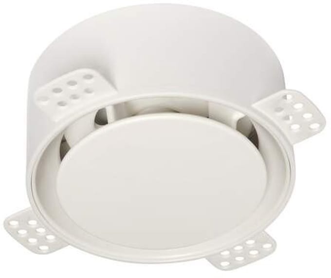 NoShow 2.0 Instucbaar Ventilatieventiel Ø125 mm – Toevoer & Afvoer – Regelbaar – Wit