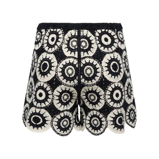 Only Broek Onlyvonne Shorts Jrs 15373523 Black/birch Dames Maat - S