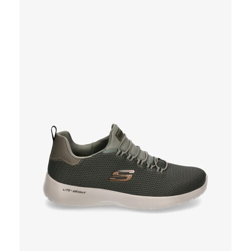 Skechers Dynamight Instappers groen Textiel - Maat 40
