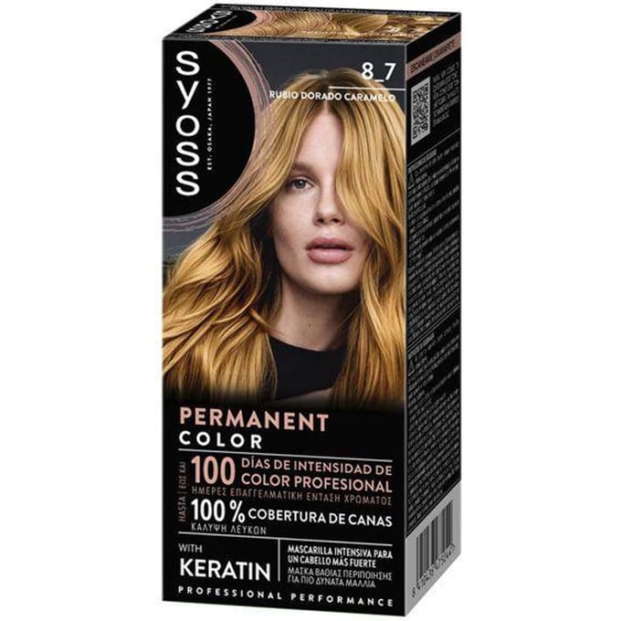 PERMANENT COLOR #8.7-Rub Dorad Caramelo 1 u