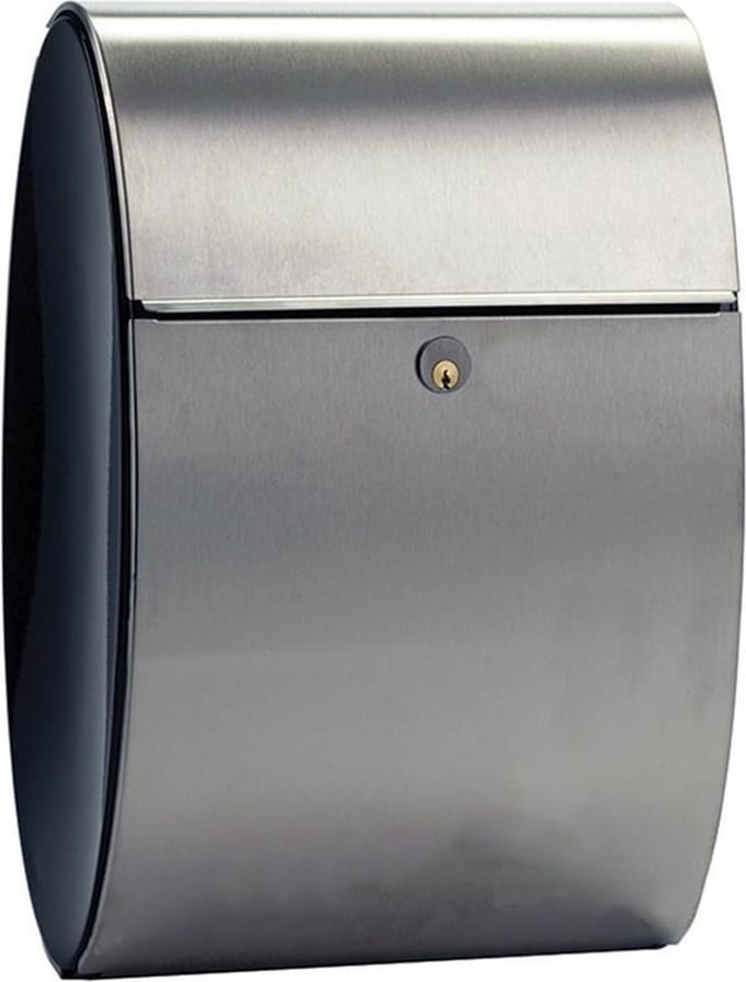 Allux Brievenbus Allux Ellipse - RVS