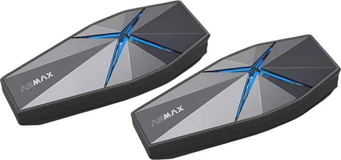 ASMAX F1 Pro Bluetooth Communicatiesysteem Duo Pack - Maat - Bluetooth Intercom