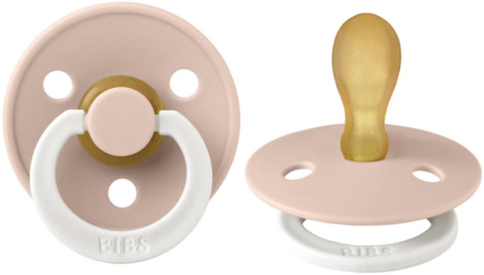 BIBS symmetrisch maat 2 - 6-18 maanden - Blush Glow fopspeen