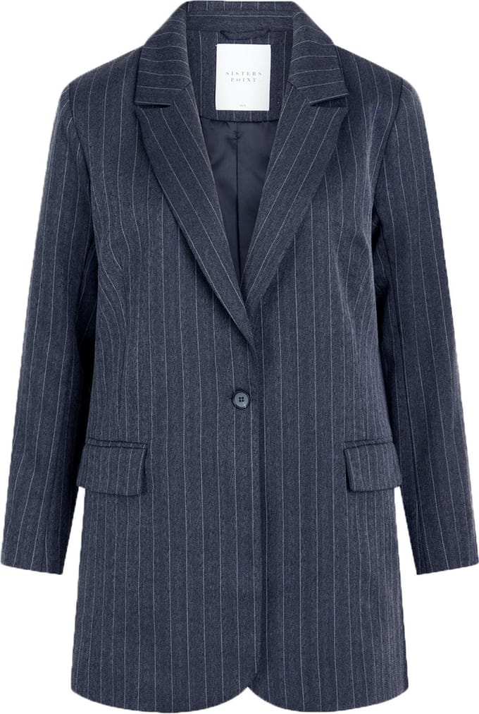 SISTERS POINT Elai-oversize Dames Blazer - Navy - Maat XS/S