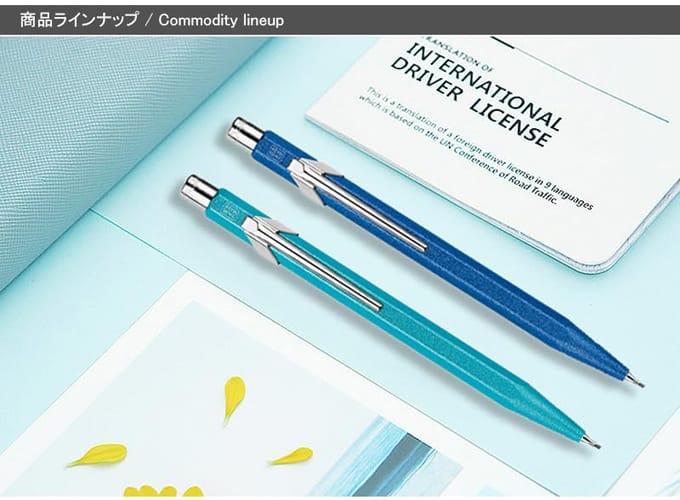 Crayon mécanique Caran d'Ache couleur mat X bleu MF0844-635 0,5 mm Produit importé authentique blue