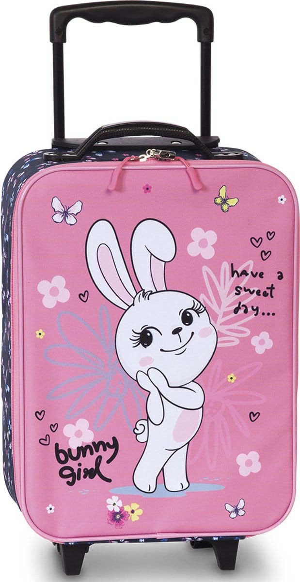 Fabrizio Trolley, Bunny Girl - 40 x 30 x 15 cm - Polyester
