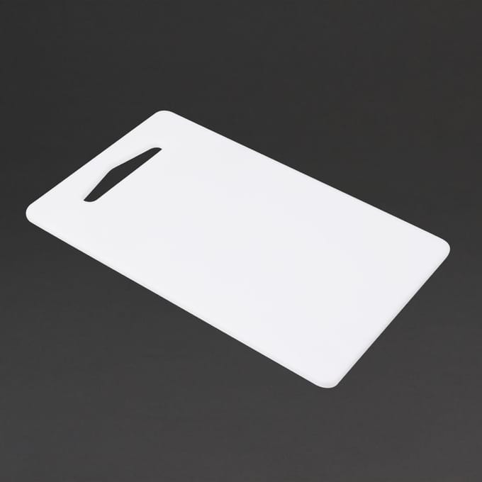 Hygiplas LDPE snijplank wit 6(H) x 150(B) x 250(D)mm