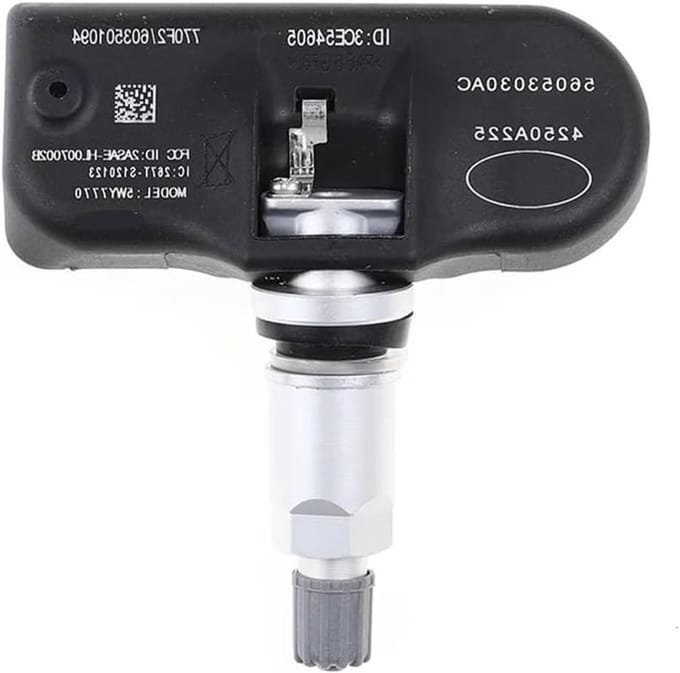 Bandenspanningssensor - TPMS sensor - Veilig Rijden - Realtime Monitoring - 3 Jaar Levensduur - Zwart