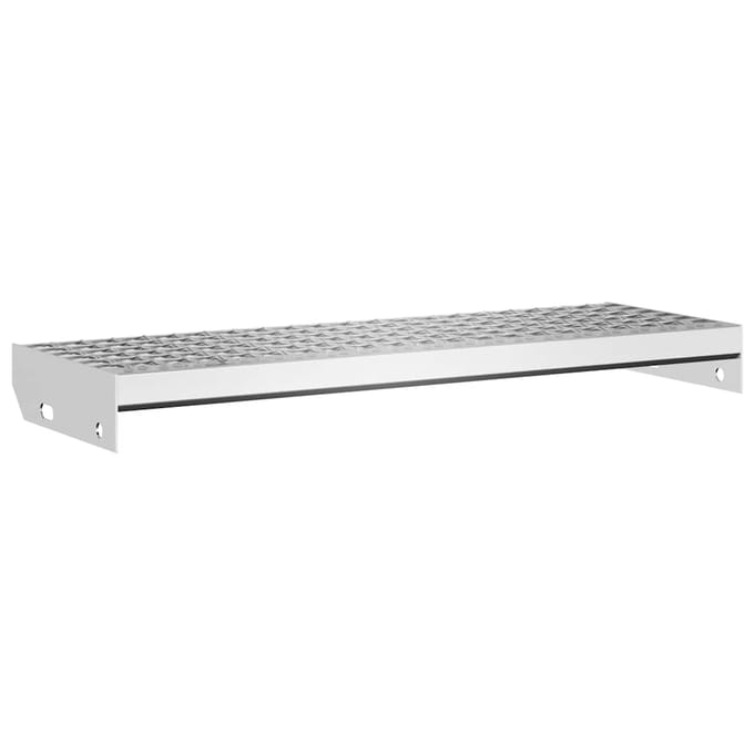 vidaXL - Traptrede - rooster - 70x24x7 - cm - gegalvaniseerd - staal