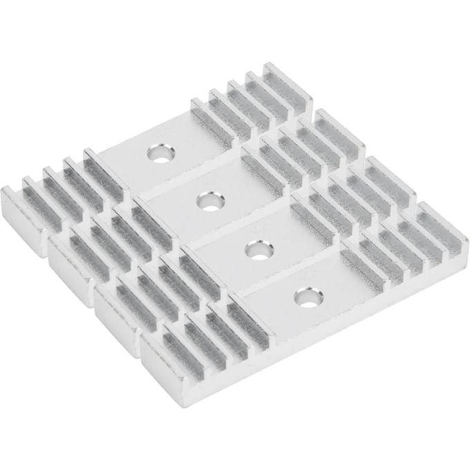 4 stuks distributieriem bevestigingstand aluminiumlegering oxidatiebehandeling 3D-printer onderdeel 15 x 70 mm white