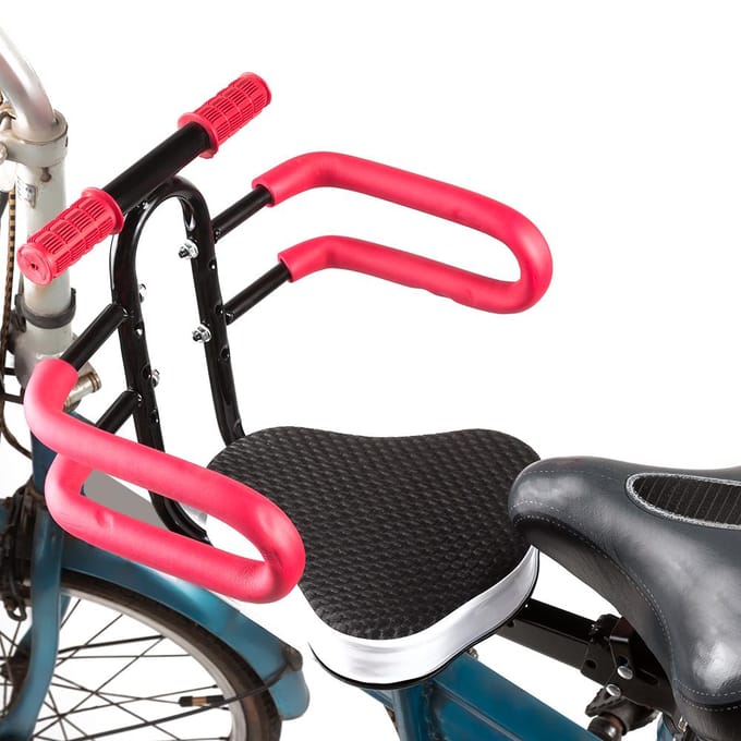 Quick Release Front Mount Kinderfietsstoeltje Kinderzadel Elektrische fiets Kinderveiligheid With Pedal black