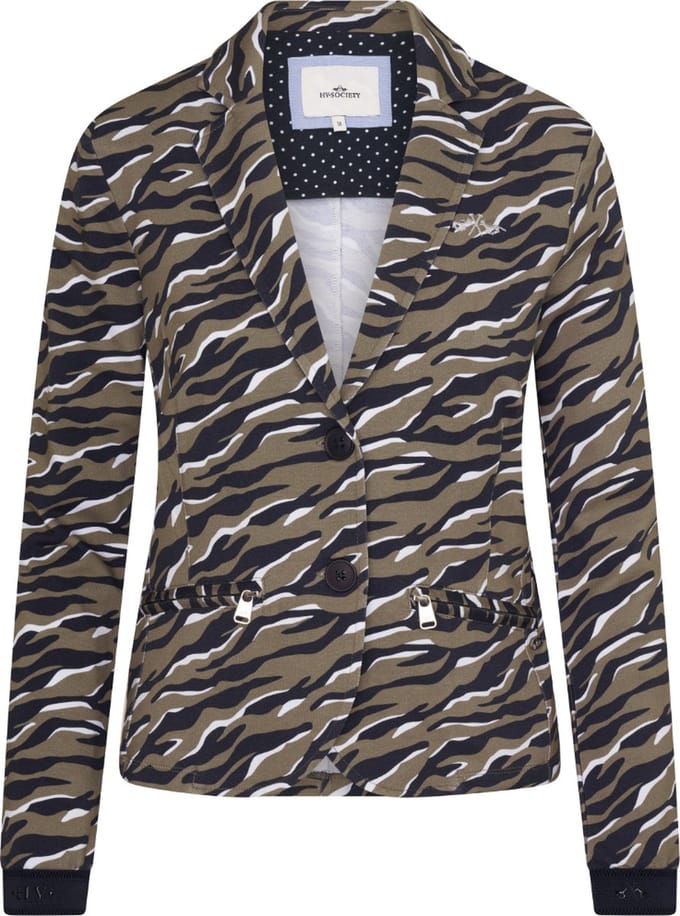 Hv Society - Blazers - Camouflage Green Zebra - M (38)