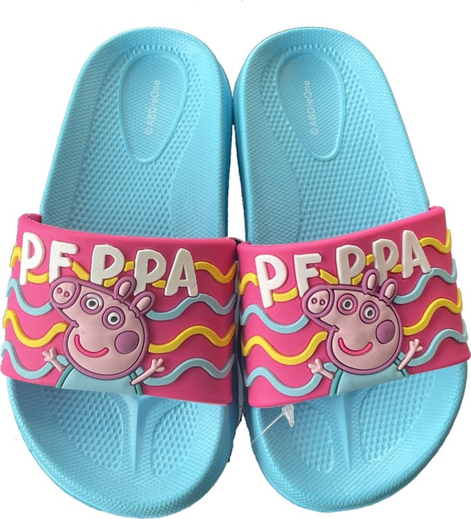 Peppa Pig 3D Slippers - Blauw / Roze - Maat 31/32