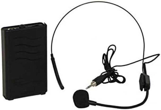 Draadloze Headset Microfoon - Draagbare Zender - Podium Presentaties - 203.5MHz Frequentie