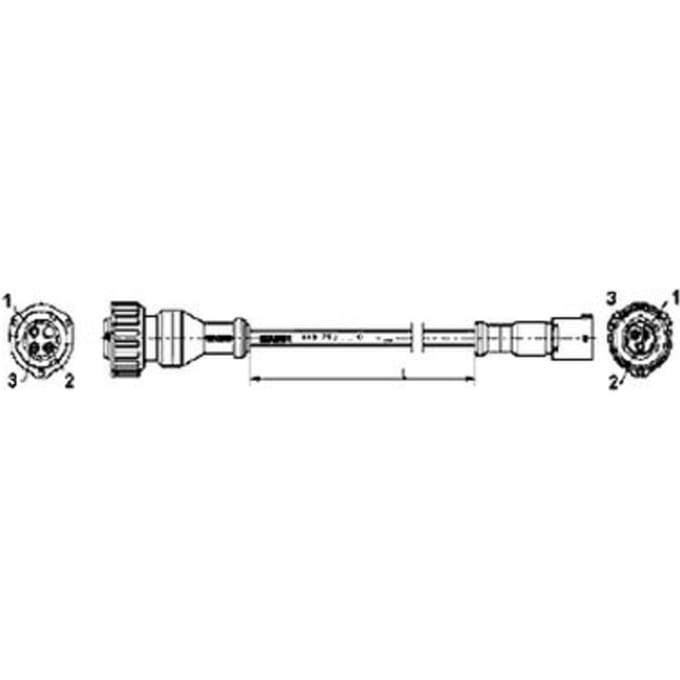 ABS aansluitkabel WABCO 4497520300
