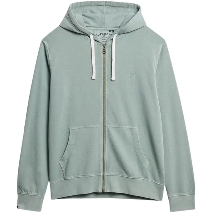 Superdry Vest Classic Essential Ziphood M2014170a Silver Blue Mannen Maat - M