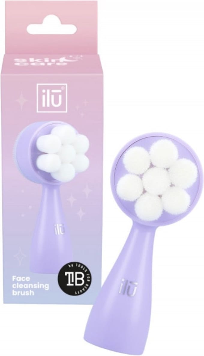 ilu - Face Cleansing Brush Two-sided Structure