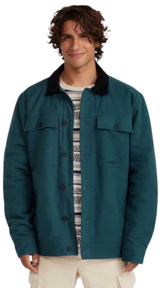 O´neill Fleece Lined Jas Blauw L Man