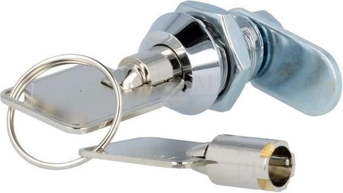 Kantelslot met sleutels - Ø12mm - 21.5mm