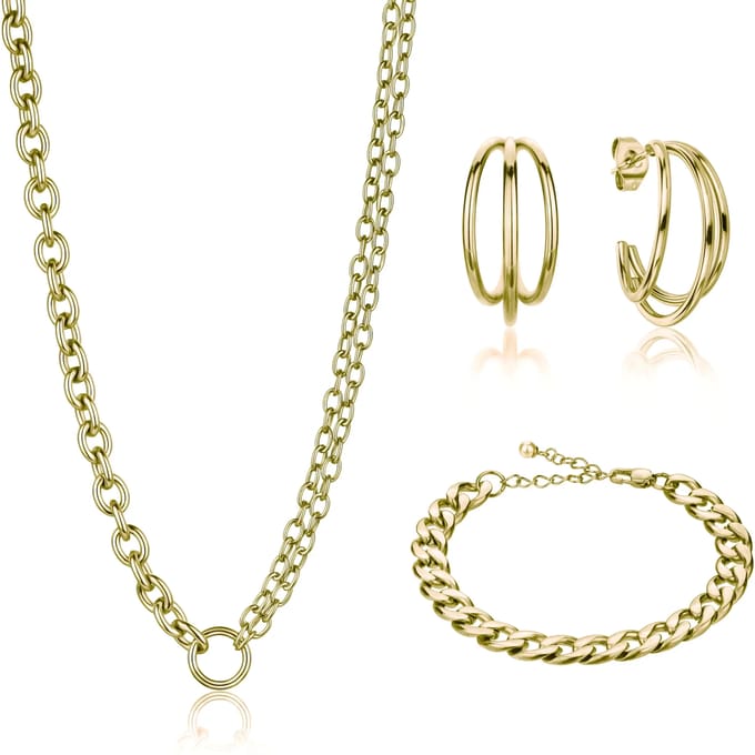 Ketting, armband en oorbellen set Isabella Ford Chelou