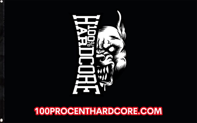 100% Hardcore Vlag Webshop