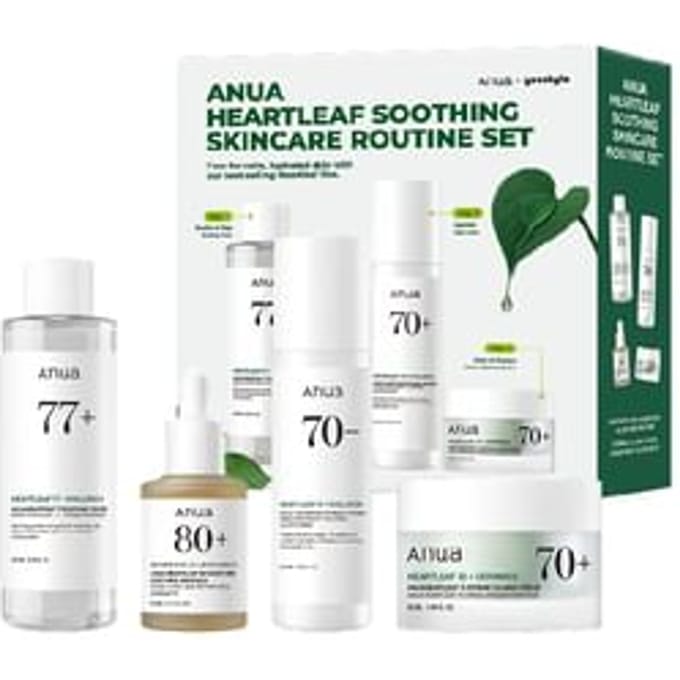 Anua - YesStyle Exclusive Heartleaf Soothing Skincare Routine Set 4 pcs