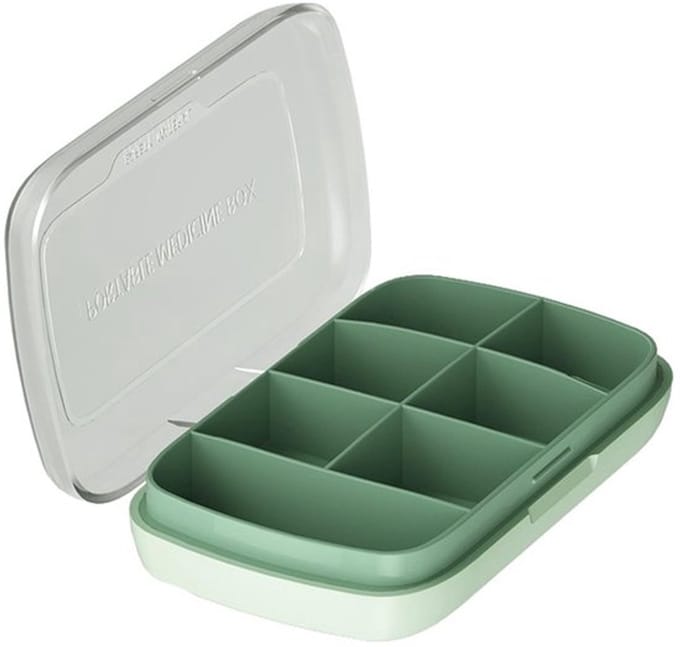 Draagbare Pillendoos voor Dagelijks Gebruik - Organizer voor Tablets en Vitamines