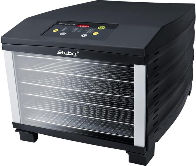 Steba ED6 - Elektrische Droogautomaat 37x30cm - 6 lagen - timer - LED display - BPA vrij