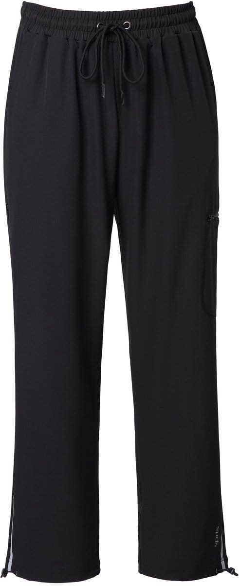 Ulla Popken - Dames - Functionele joggingbroek waterafstotend Powerstretch - Zwart - Maat 42+
